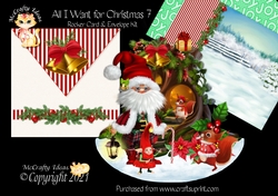 All I Want for Christmas 7 Rocker Card Mini Kit
