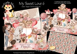 My Sweet Love 6 Centre Stepper Card