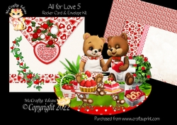 All for Love 5 Rocker Card Mini Kit