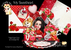 My Sweetheart Triple Easel Card Kit
