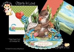 Otterly in Love Triple Easel Card Kit