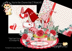 Youre the Gnome that I Want #1 Triple Easel Card Kit