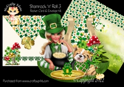 Shamrock n Roll 3 Rocker Card Mini Kit