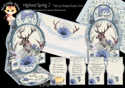 Highland Spring 2 Fold Up Easel Card Kit