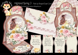 Highland Spring 3 Fold Up Easel Card Kit