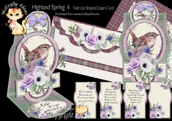 Highland Spring 4 Fold Up Easel Card Kit