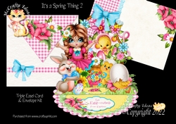 Its a Spring Thing 2 Triple Easel Card Kit