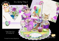 Its a Spring Thing 3 Triple Easel Card Kit
