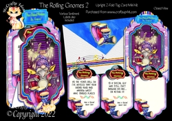 The Rolling Gnomes 2 - Upright Z-fold Tag Card Mini Kit