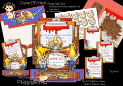 Gnome DIY Here! Pocket Easel Card