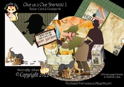 Give Us a Clue Sherlock! 1 Rocker Card Mini Kit