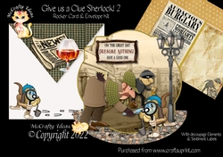 Give Us a Clue Sherlock! 2 Rocker Card Mini Kit