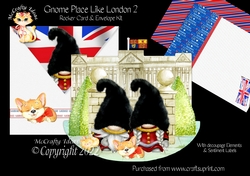 Gnome Place Like London 2 Rocker Card Mini Kit