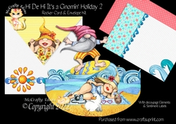 Hi De Hi Its a Gnomin Holiday 2 Rocker Card Mini Kit