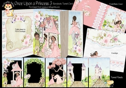 Once Upon a Princess 3 Storybook Pop Up Tunnel Card & Envelope Kit
