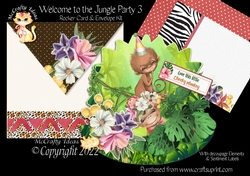 Welcome to the Jungle Party 3 Rocker Card Mini Kit