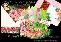 Welcome to the Jungle Party 4 Rocker Card Mini Kit