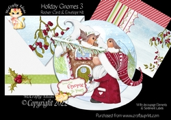Holiday Gnomes 3 Rocker Card Mini Kit