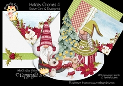 Holiday Gnomes 4 Rocker Card Mini Kit