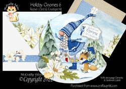 Holiday Gnomes 6 Rocker Card Mini Kit