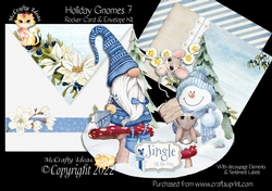 Holiday Gnomes 7 Rocker Card Mini Kit
