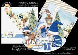 Holiday Gnomes 8 Rocker Card Mini Kit