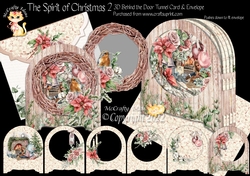 The Spirit of Christmas 2 Behind the Door Tunnel Card