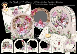 The Spirit of Christmas 3 Behind the Door Tunnel Card