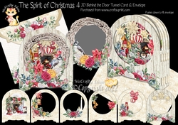 The Spirit of Christmas 4 Behind the Door Tunnel Card