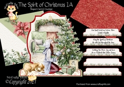 The Spirit of Christmas 1A Shaped 6x6 Card & Envelope Kit