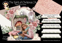 The Spirit of Christmas 2A Shaped 6x6 Card & Envelope Kit