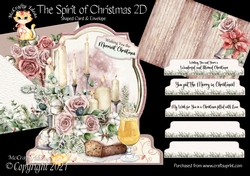 The Spirit of Christmas 2D Shaped 6x6 Card & Envelope Kit