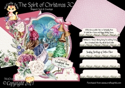 The Spirit of Christmas 3C Shaped 6x6 Card & Envelope Kit