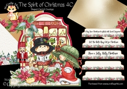 The Spirit of Christmas 4C Shaped 6x6 Card & Envelope Kit