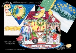 Weihnachtsmarkt (Christmas Market) 3 Triple Easel Card Kit
