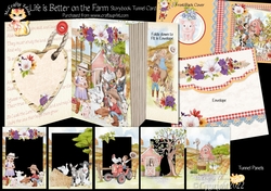 Life is Better on the Farm  Storybook Pop Up Tunnel Card & Envelope Kit