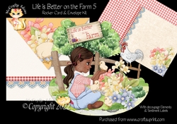 Life is Better on the Farm 5 Rocker Card Mini Kit