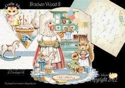 Bracken Wood 8 Triple Easel Card Kit