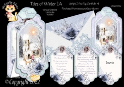 Tales of Winter 1A - Upright Z-fold Tag Card Mini Kit