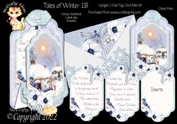 Tales of Winter 1B - Upright Z-fold Tag Card Mini Kit