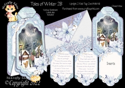 Tales of Winter 2B - Upright Z-fold Tag Card Mini Kit