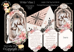 Winter Vibes 1 - Upright Z-fold Tag Card Mini Kit