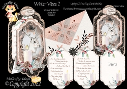 Winter Vibes 2 - Upright Z-fold Tag Card Mini Kit