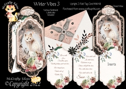 Winter Vibes 3 - Upright Z-fold Tag Card Mini Kit