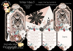 Winter Vibes 5 - Upright Z-fold Tag Card Mini Kit