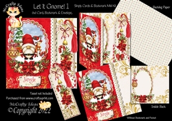 Let it Gnome! 1 Simply Cards & Bookmark Mini Kit