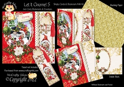 Let it Gnome! 5 Simply Cards & Bookmark Mini Kit