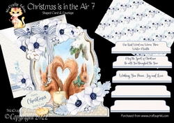Christmas is in the Air 7 Shaped 6x6 Card & Envelope Kit