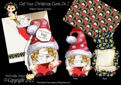 Get Your Christmas Gonk On 2 Shaped Card Mini Kit
