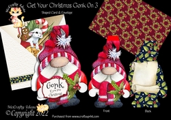 Get Your Christmas Gonk On 3 Shaped Card Mini Kit